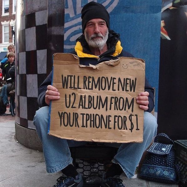 This man, who is providing a valuable service.