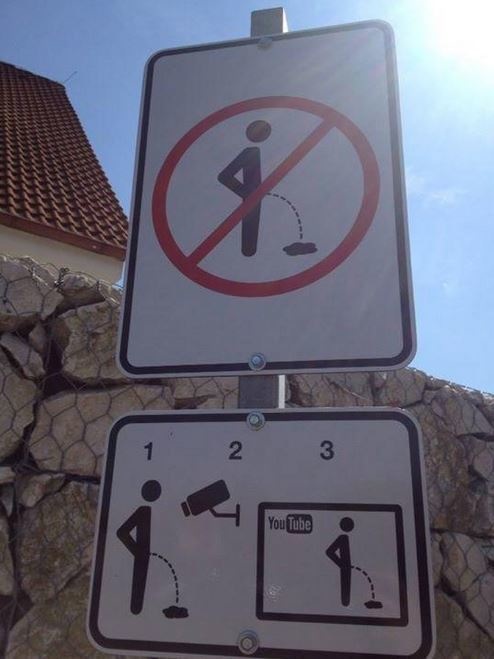 This sign, that lets you know all of the consequences.