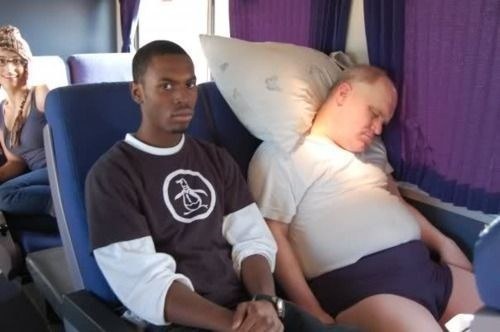 The saddest passenger.