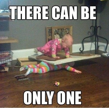 The baby who took it a little too far.