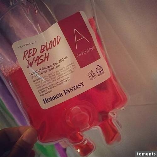 TONYMOLY《血袋沐浴乳》重點還是RH陰性血型XD TONYMOLY《血袋沐浴乳》重點還是RH陰性血型XD
