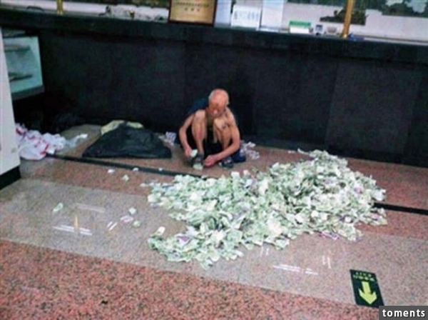 我們常說，行行出狀元，這財力絕對能當丐幫的幫主了...