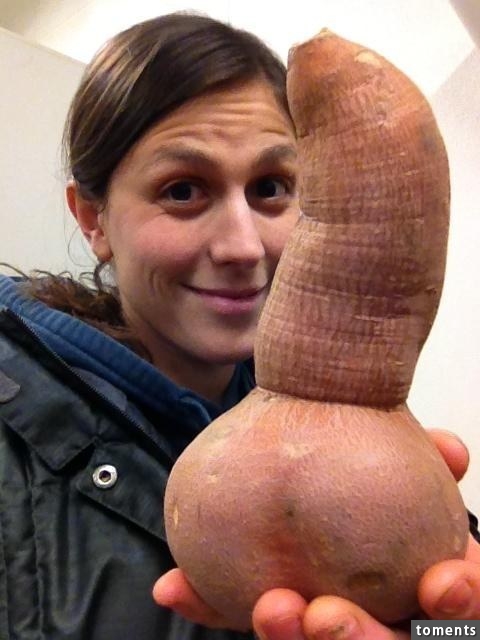 And this is just a delicious sweet potato.