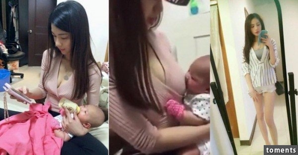 神級正妹火辣身材的Vicky「哺乳影片」讓網友瘋狂!太羨慕那個BABY了...