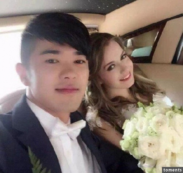 18歲土豪出動30輛豪華跑車迎娶俄羅斯美女!新娘像女神瑞沙!伴娘一排隨便一個我都可以...