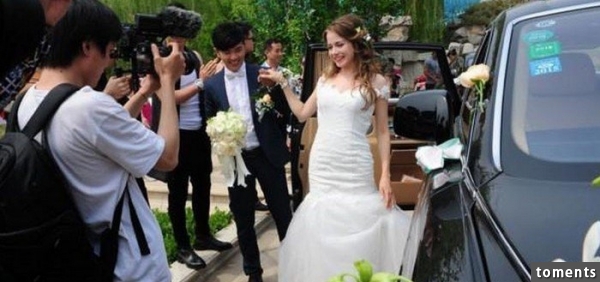 18歲土豪出動30輛豪華跑車迎娶俄羅斯美女!新娘像女神瑞沙!伴娘一排隨便一個我都可以...