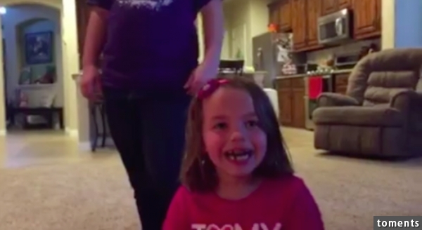 After this sister literally jumped for joy, the look of joy on her face was overwhelming.