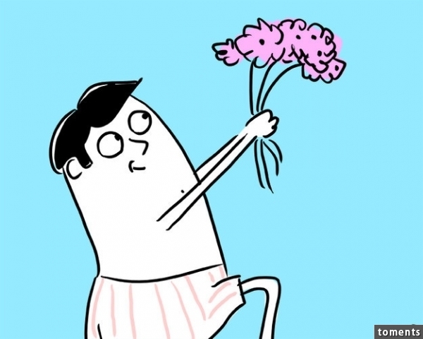 Schenke ihr Blumen und trage dabei nur Boxershorts.