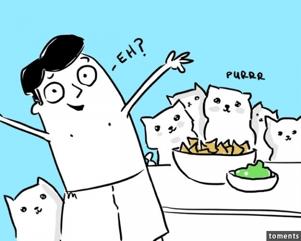 Ach was, stelle einfach eine Schüssel Guacamole und Chips und ein paar Katzen bereit.