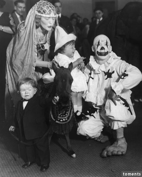 When the circus visited a children's hospital (circa 1930), clown Charlie Smith didn't exactly make anyone feel better.