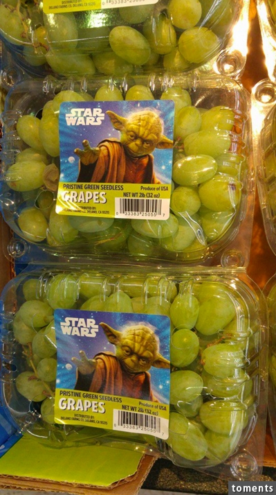 Star Wars GRAPES. GRAPES!!! They even got grapes, man. GRAPES: