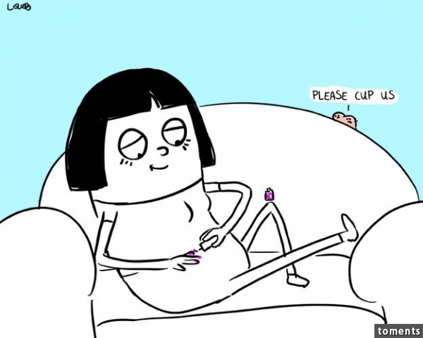 Give yourself a manicure.
