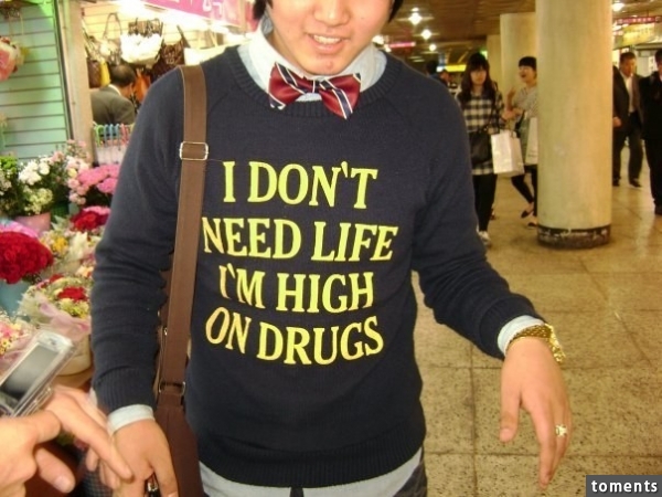 This brah living drugs to the fullest: