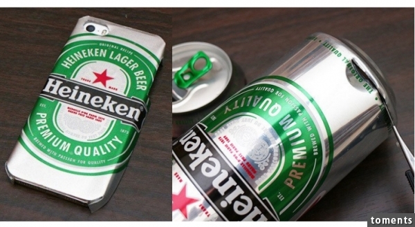 超好看！喝完的啤酒罐別丟！教你簡單DIY最潮 Heineken手機殼~也可以用可口可樂喔！
