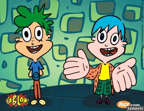 Perhaps a combination of Henry and June's styles from KaBlam!?