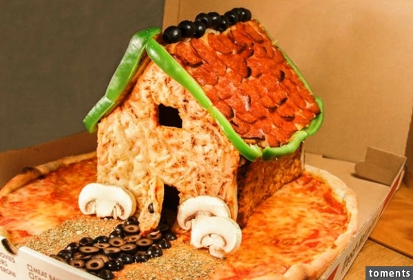And finally, behold: The Pizzabread House.