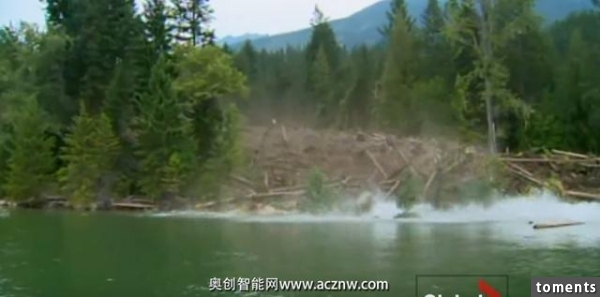 他們聽到森林中有樹被折斷的聲音接著令人恐怖的一幕就發生了