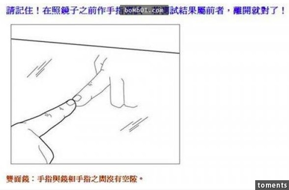 他一到飯店就把手指貼在鏡子上覺得很奇怪，發現的“恐怖結果”讓我差點想奪門而出！