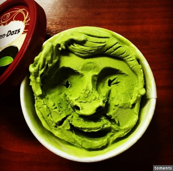 Asano uses a multitude of flavors --- including pints of Haagen-Dazs that are unique to Japan --- to create his edible delights.