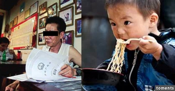 窮媽媽進麵店只點一碗麵給小孩吃，沒想到麵店老闆居然這樣對她！ ！ ！