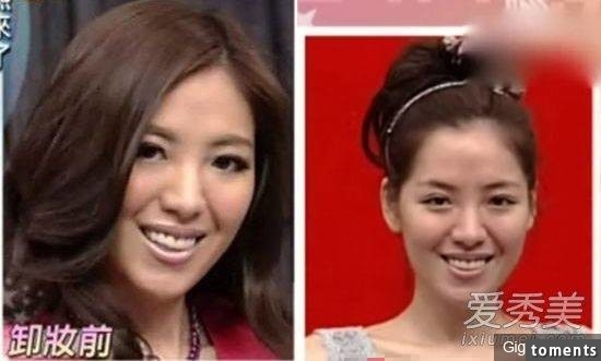 台灣女星卸妝前後對比...林依晨郭采潔最美！看到瑤瑤我下巴都掉下來了