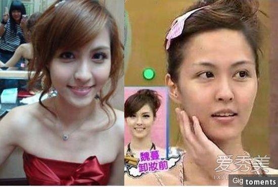 台灣女星卸妝前後對比...林依晨郭采潔最美！看到瑤瑤我下巴都掉下來了