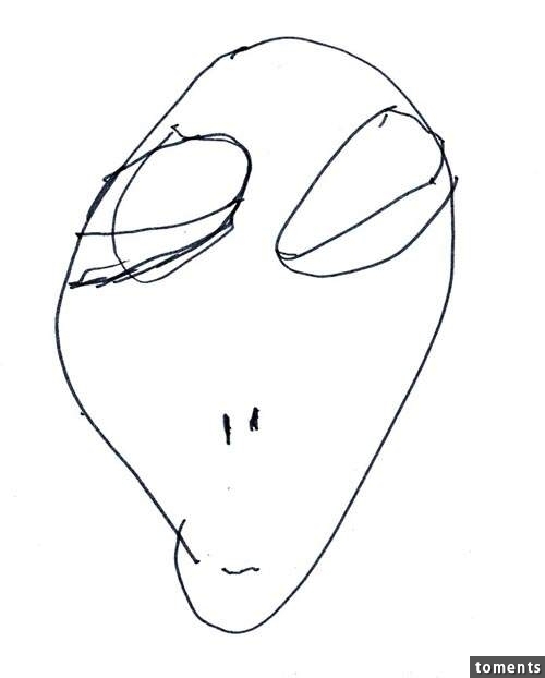 太空綁架案 受害者所畫出的外星人們